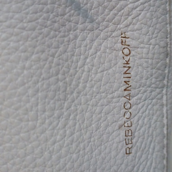 REBECCA MINKOFF Pebble Leather Regan Convertible Satchel Tote Bag - Picture 7 of 14